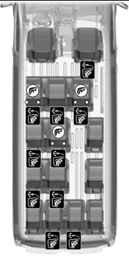 15 passsenger van layout